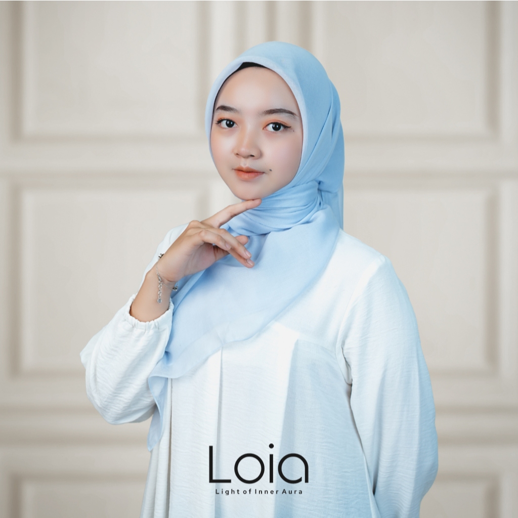 Kerudung Paris Segi Empat Polos