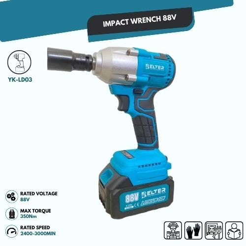 BELTER 88VF Mesin Bor Impact Cordless Impact Wrench cordless mesin impact tekiro inpek pembuka baut