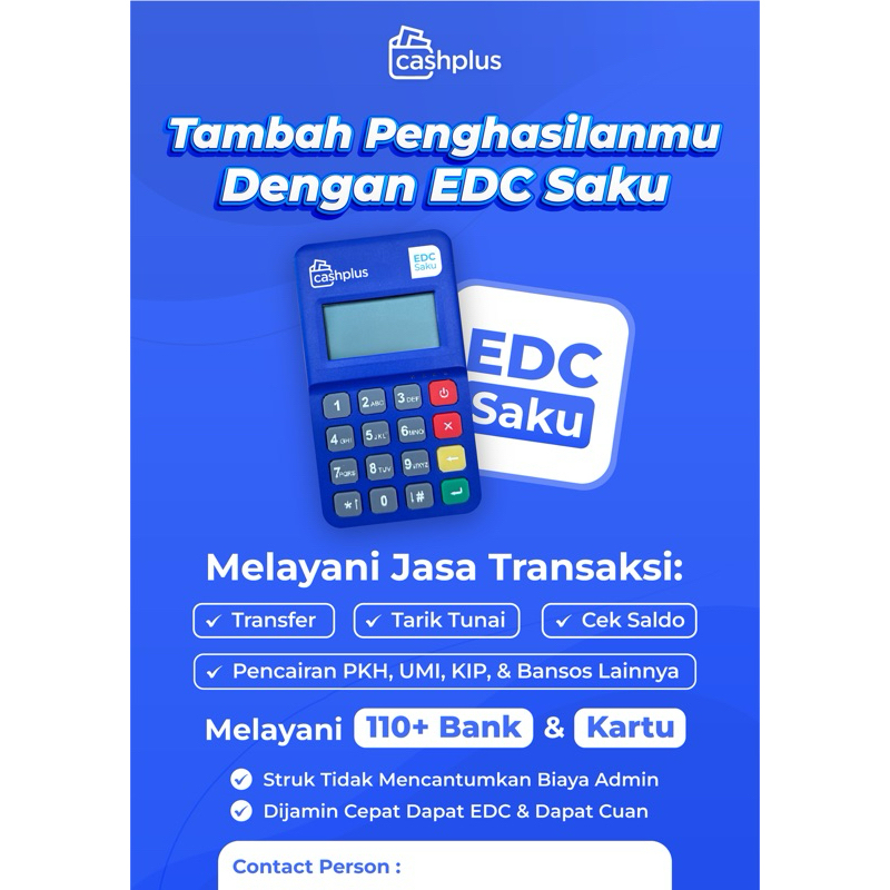 EDC Saku Mini Atm Pro Cashplus