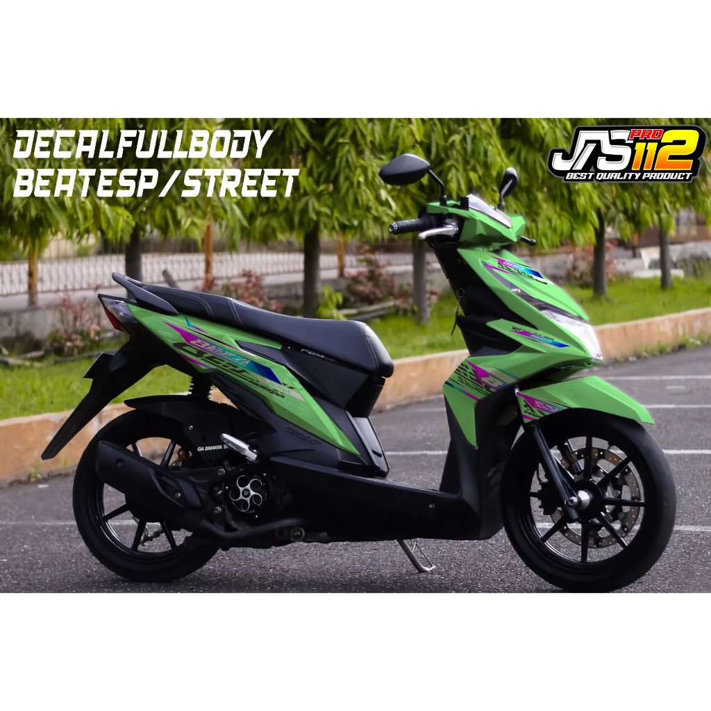 Decal Stiker Full Body Honda Beat Esp Street 2017 2018 2019 Variasi Sticker Stiker Honda Beat