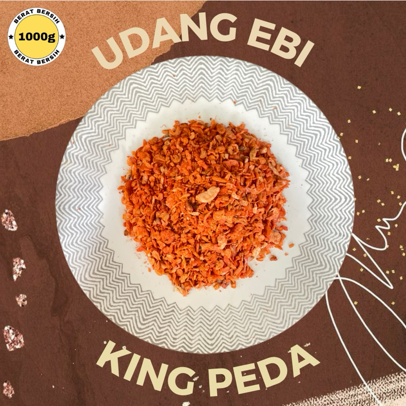

Udang Ebi Merah Kualitas Grade A Super Kering Murah 250g - 1kg