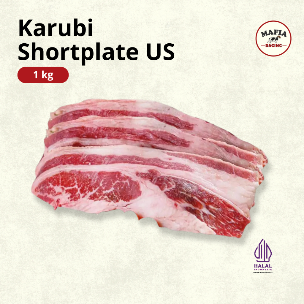 [Mafia Daging] Karubi Shortplate USA Beef / Korean BBQ 1 kg