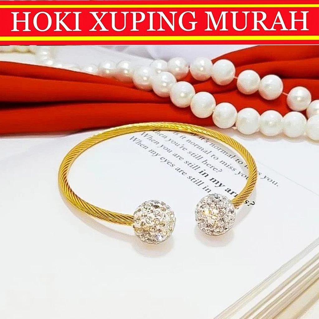 Gelang Titanium Bola Tinju Permata