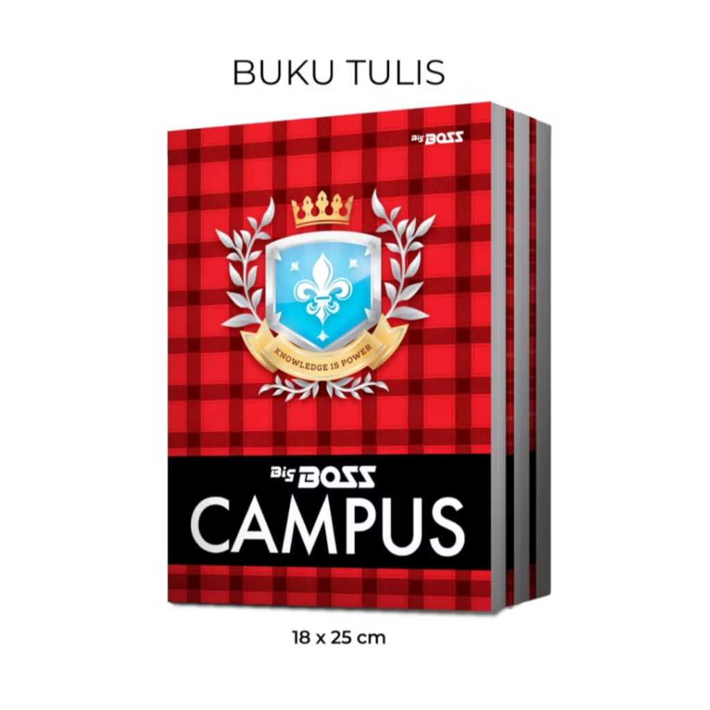 

BIGBOSS - BUKU TULIS CAMPUS 50 LEMBAR BOXY / BUKU TULIS BIG BOSS PER PACK ISI 10PCS
