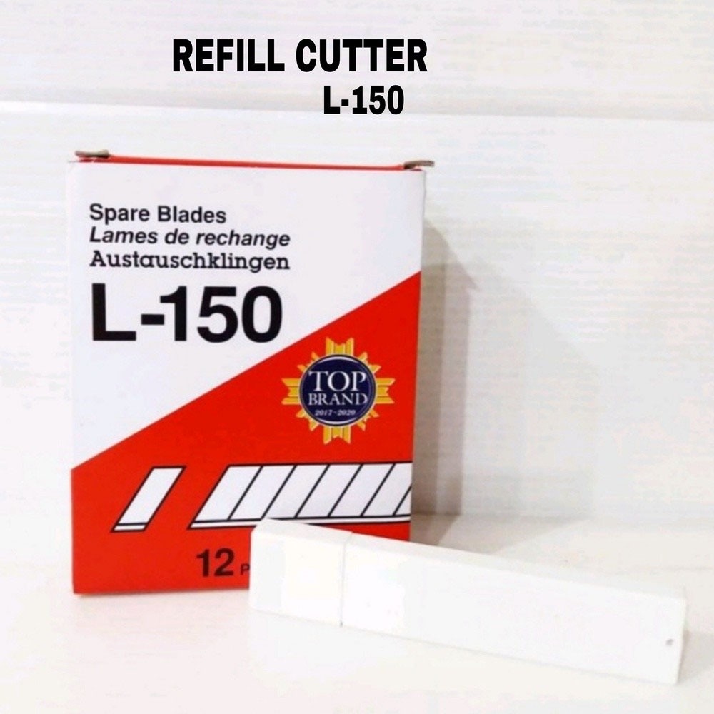 

ISI PISAU CUTTER CUTER BESAR JOYKO / SDI L 150 L150 L-500 REFILL KATER 1 TUBE (5 PCS)