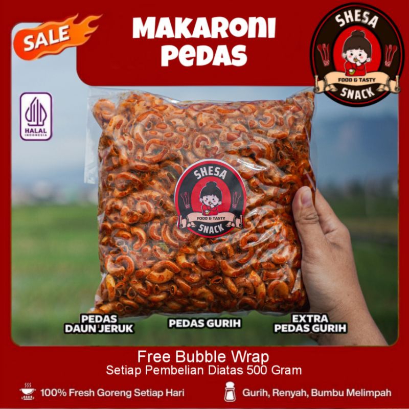 

1/4 kg MAKARONI CIKRUH PEDAS ORIGINAL EXTRA PEDAS BUMBU MELIMPAH