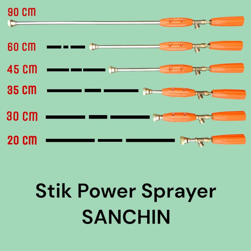 Stik Sprayer Gun Jet Cleaner / Banyak Ukuran 20cm - 90cm