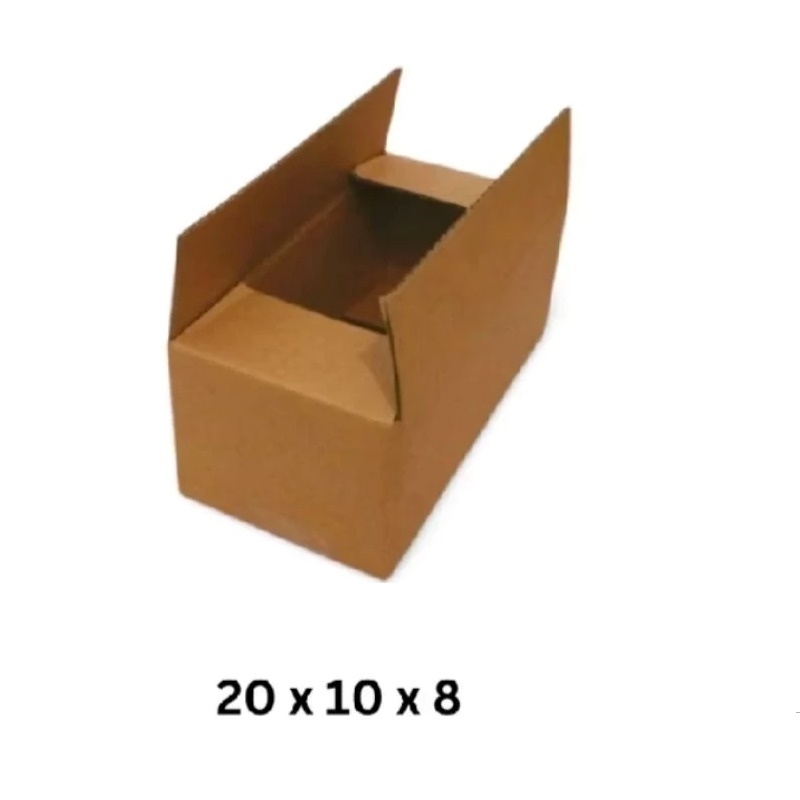 

kardus polos box packing karton kotak kecil 20x10x8 murah