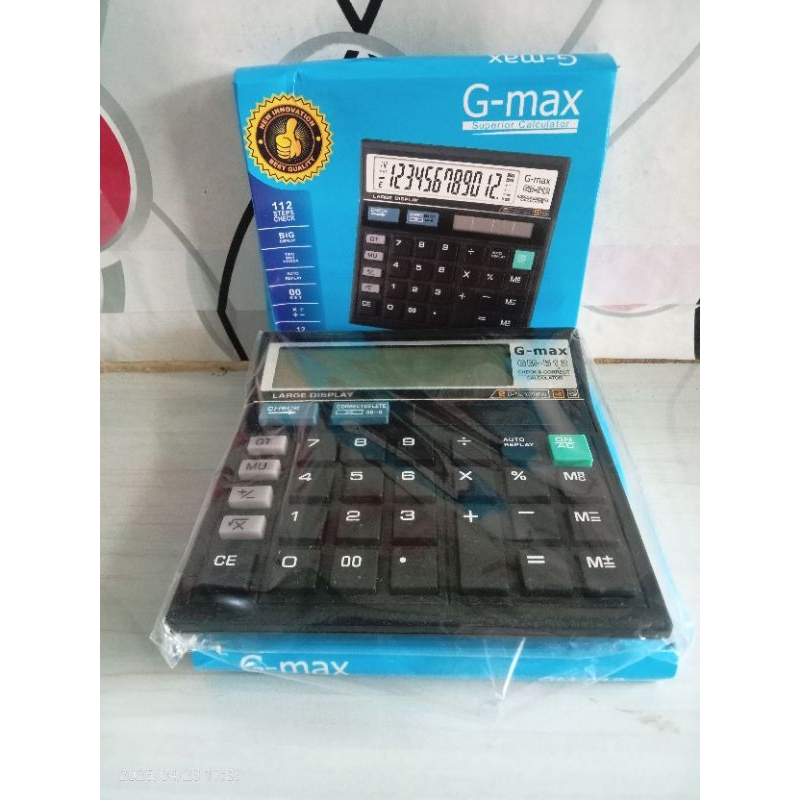 

Kalkulator Calculator Toko Pedagang Penjual G-MAX New Packing