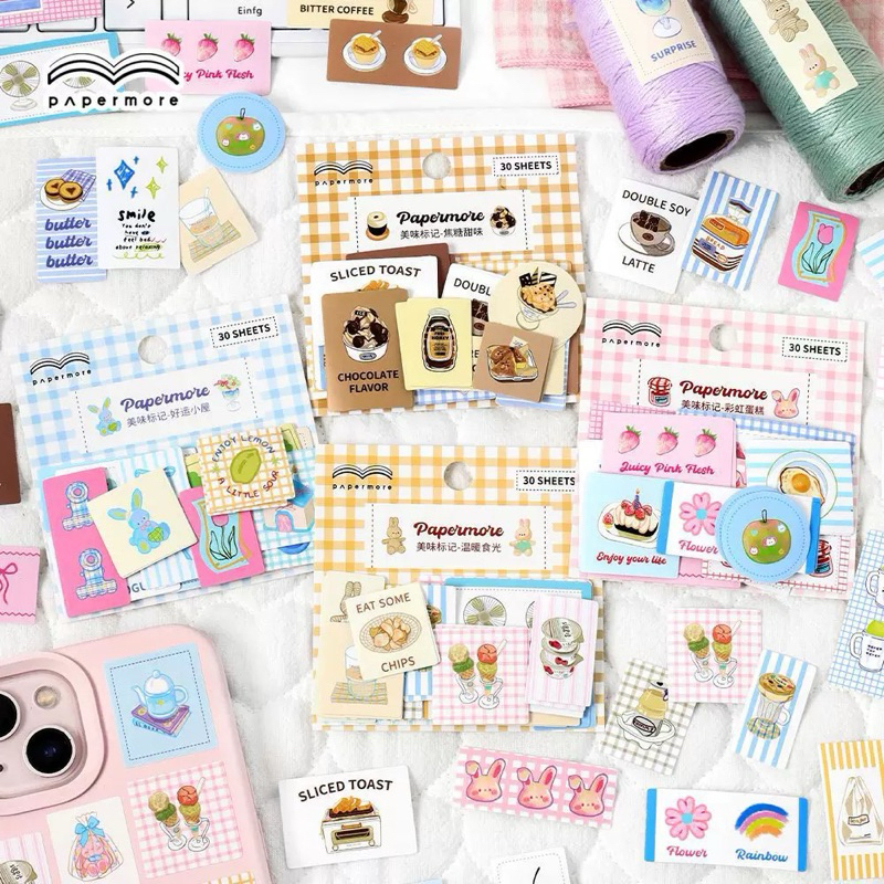 

sticker flakes coquette pink biru dekorasi journal diary readystock B2850