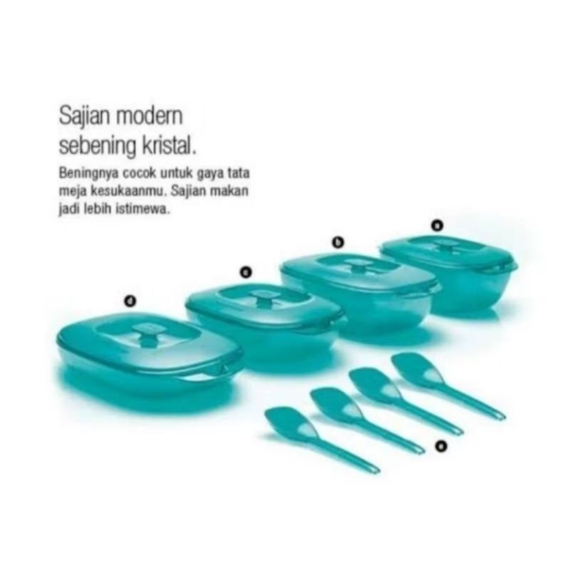 Crystaline set tosca tupperware