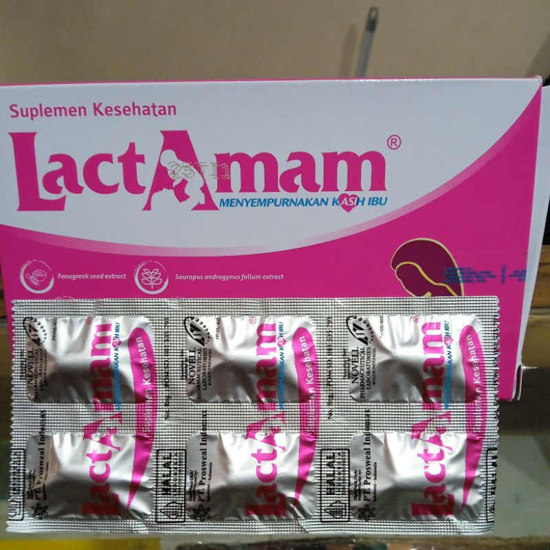 Lactamam strip isi 6 tab/Laktasi ; lactamamkap