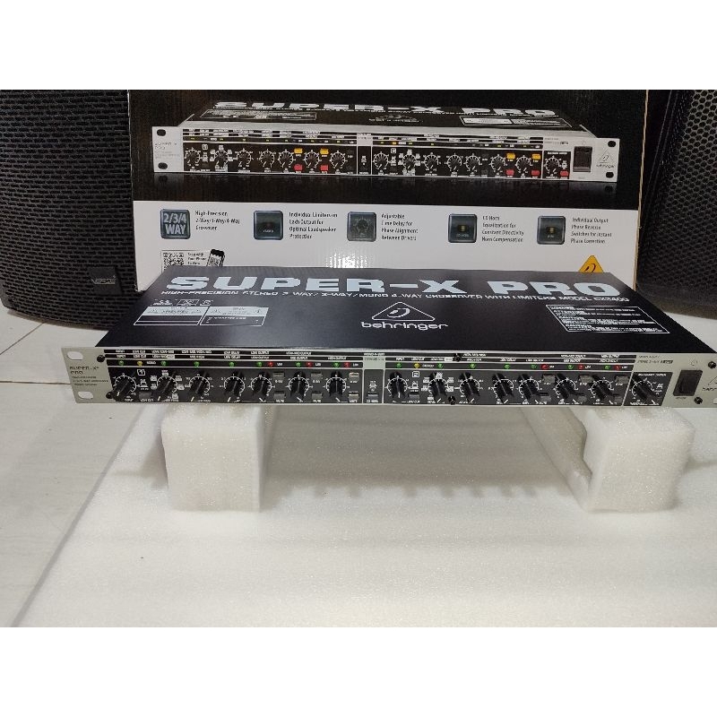 Crossover Behringer CX 3400  ORIGINAL berkualitas 3 way st/4 way mono aktif crossover, limiter