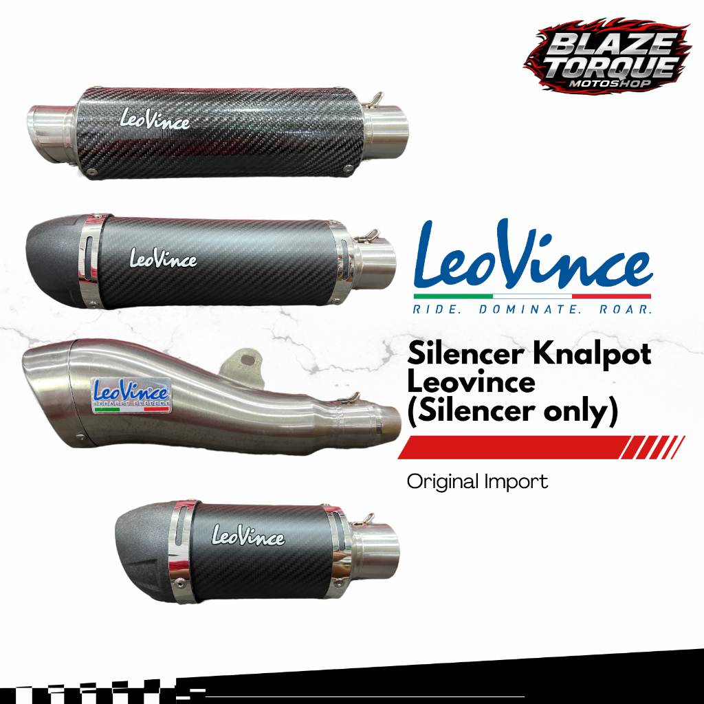 Slencer Knalpot Leovince Cobra GP Short Corsa Import Original 51mm Universal