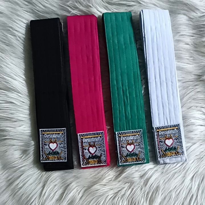 Sabuk PSHT Siswa Sabuk Tingkatan PSHT Lengkap Semua Warna