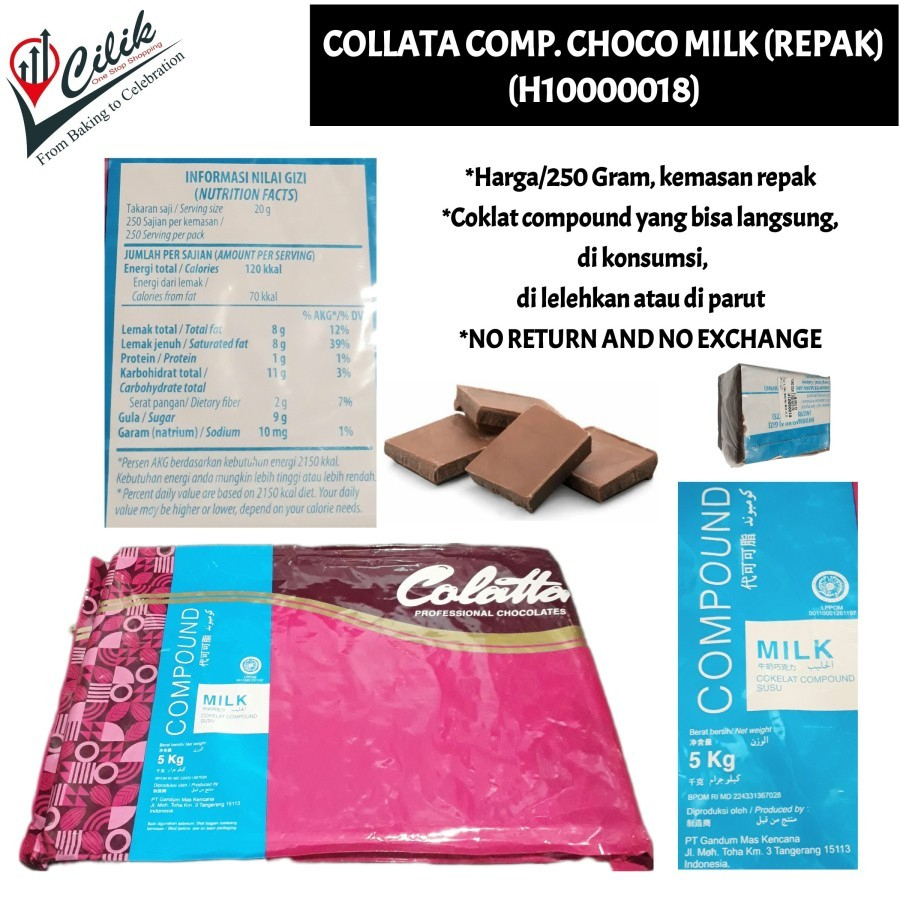 

coklat+compound+coklat+batang+compond+choco+leleh+merk+brand+collata+variant+milk+susu+coklat susu+repak+repack+bahan+resep+praline+ganache+brownies