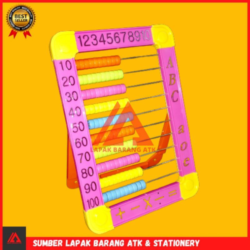 Sempoa Alat Belajar menghitung / Abacus ukuran besar