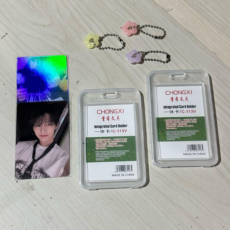 

[FREE PC RANTAI CHARM] CARD HOLDER TRANSAPARAN | ID CARD HOLDER TRANSPARAN | TEMPAT PHOTOCARD ID CARD PLASTIK & AKRILIC