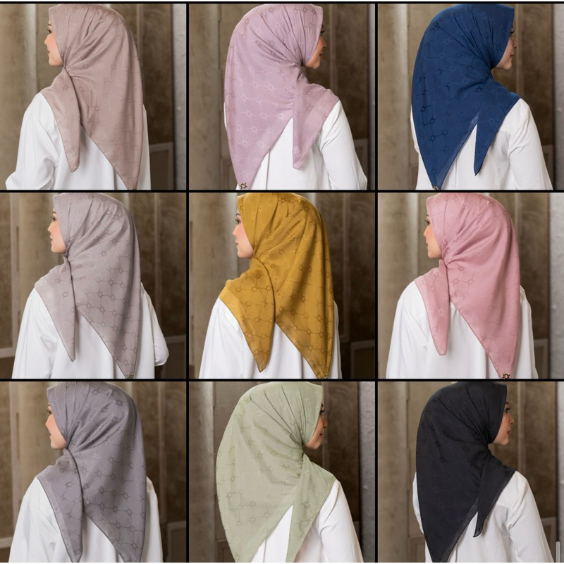 PLAIN SCARF MONOGRAM CHAIN WEARINGKLAMBY ORIGINAL YA BY WEARING KLAMBY london tilia chrysant lariang