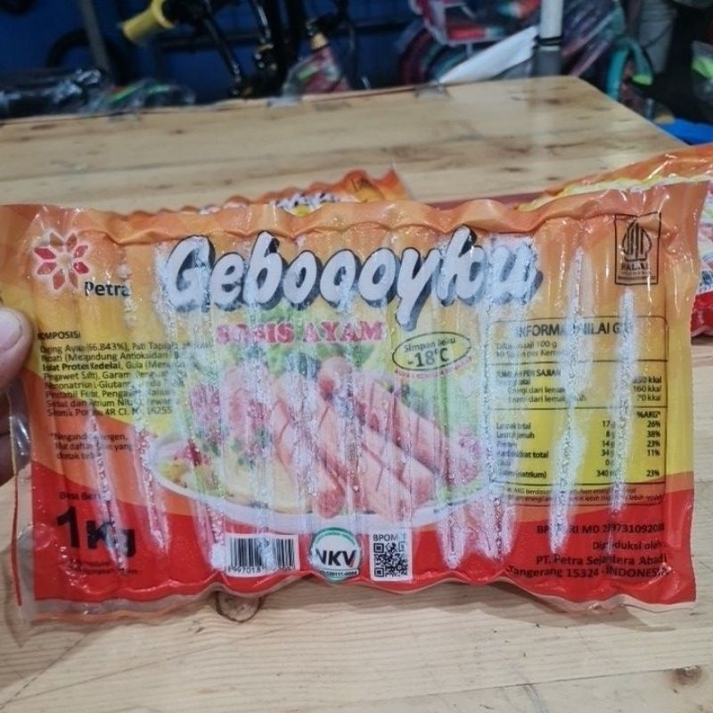 

GEBOYKU SOSIS AYAM PUTIH 1KG