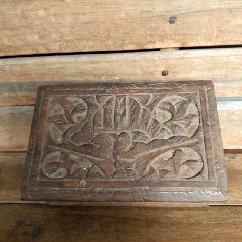 Peti kayu perhiasan/tempat wadah penyimpanan