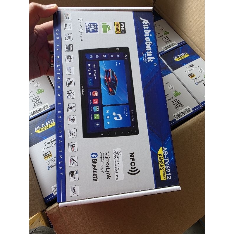 Android Mobil 9" Audiobank ram 2/64GB NFC New