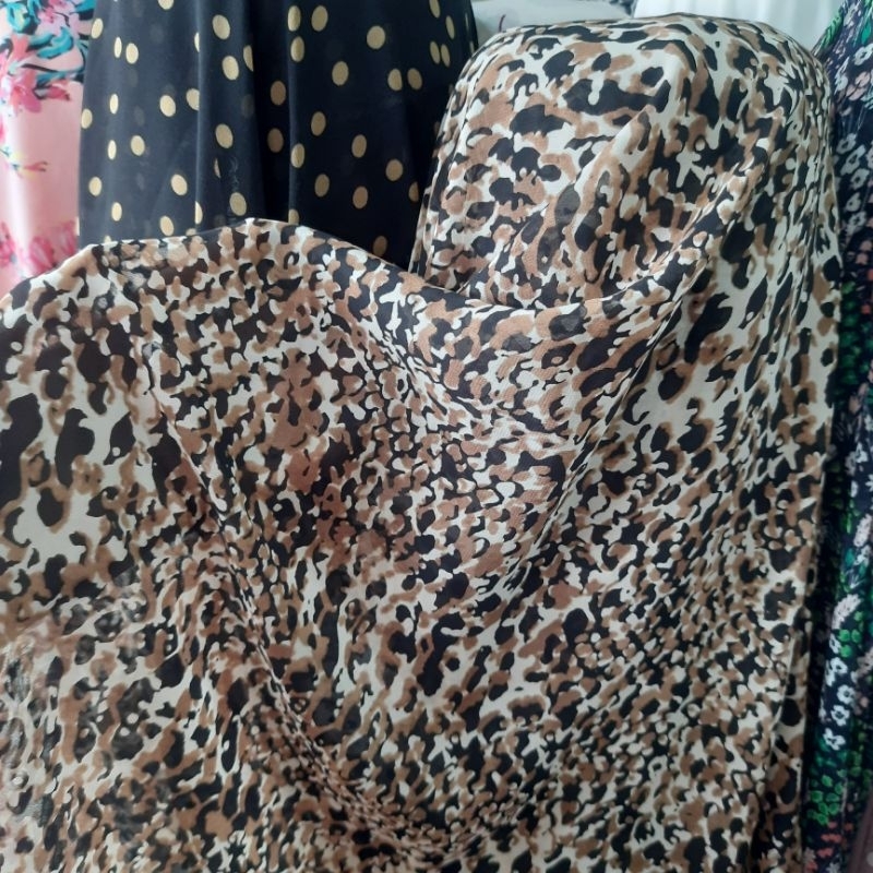 kain sifon motif | Harga/0,5 m | kain sifon meteran | kain sifon sutra | bahan sifon premium meteran