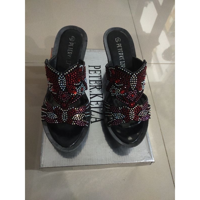 Sendal Wedges merk PETER KEIZA