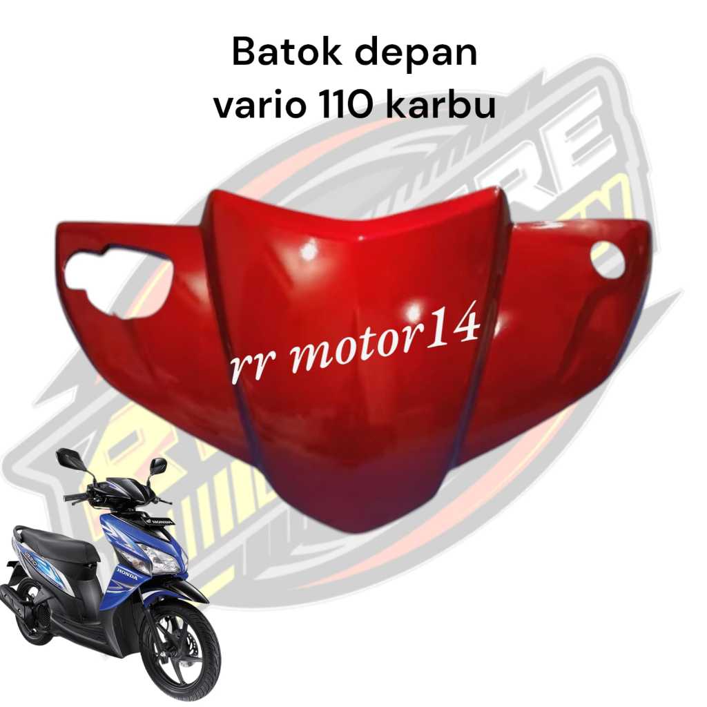 Termurah Batok Depan Merah Vario 110 Karbu