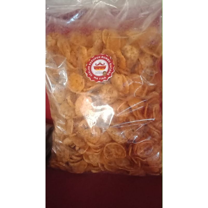 

seblak kerupuk kemplang bumbu kacang 250g