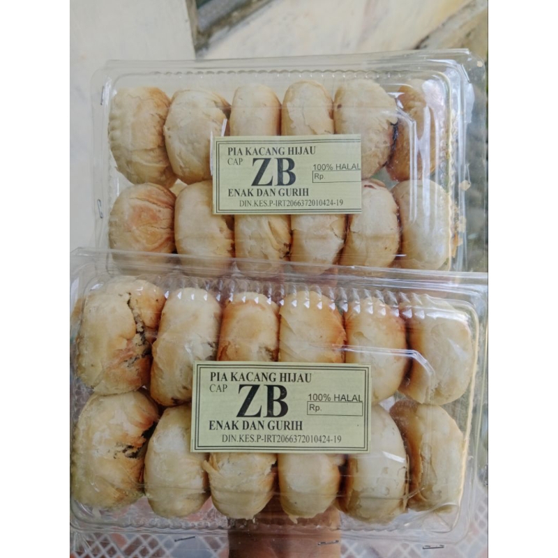 

kue pia/ bakpia kacang hijau merk ZB 300gr enak & gurih