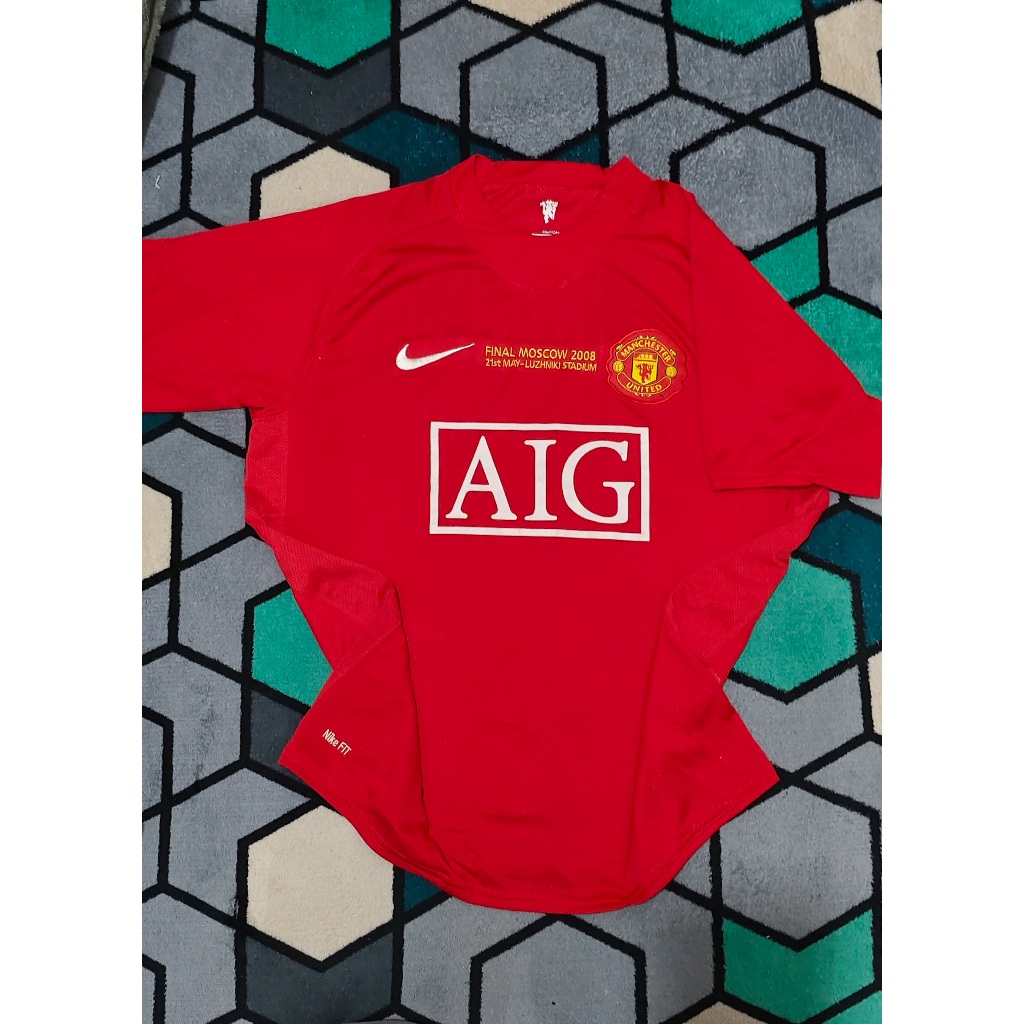 Jersey Manchester United Home 08/09 NNS Rooney mdt Final Moscow MU 2008 2009
