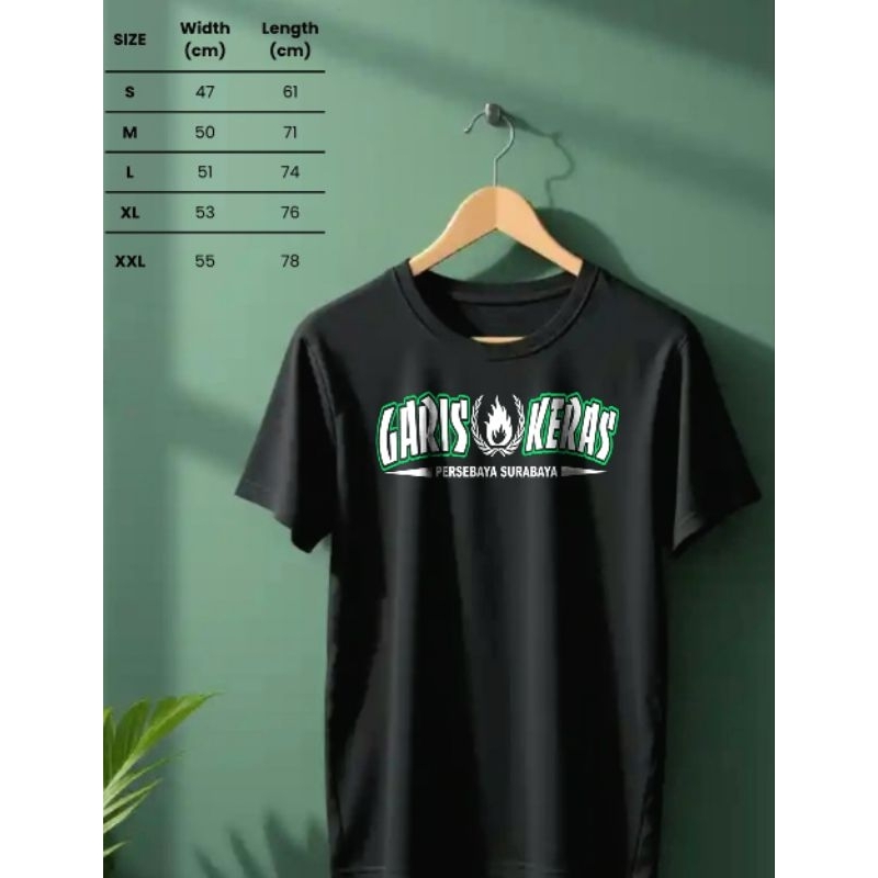 KAOS VIRAL GARIS KERAS PERSEBAYA