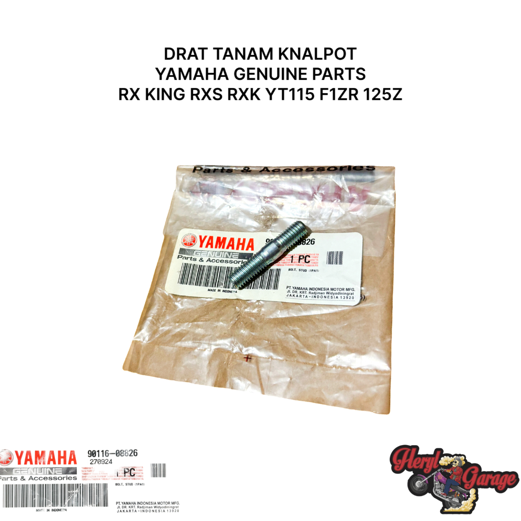 BAUT DRAT TANAM KNALPOT ORIGINAL YAMAHA GENUINE PARTS RX KING RXK RXS YT115