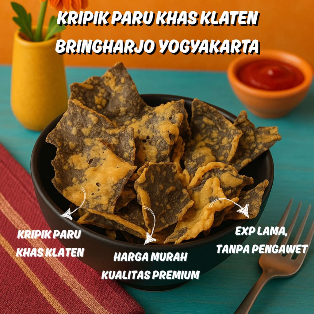 

[GARANSI NAGIH] Keripik Paru Sapi Cemilan Pasar Bringharjo Original