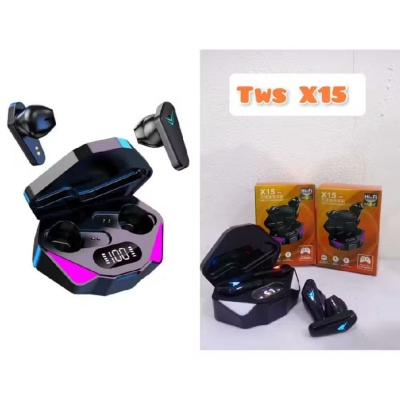 Headset Bluetooth Gaming TWS X15