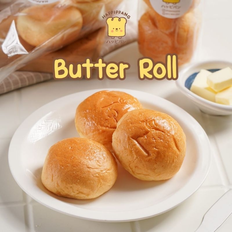 

HappiPpang Premium Butter Roll - 1 Pack isi 6 Pcs