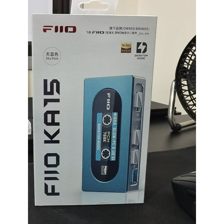 FiiO Jade Audio KA15 KA 15 Portable DAC / AMP Dual DACs + Dual Op-Amps Chip Supports Hi-Res - Biru