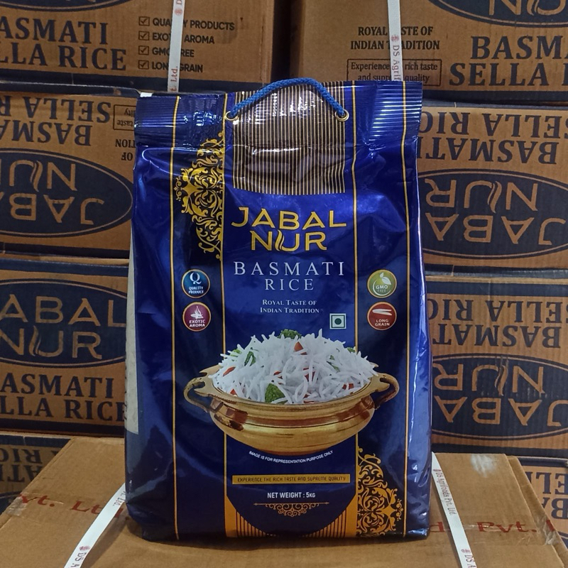 

Basmati Jabal Nur Kemasan 5kg Original