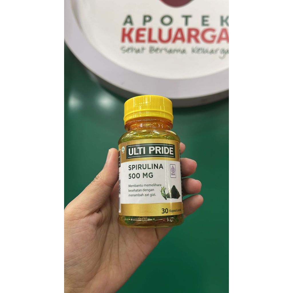 ULTIPRIDE SPIRULINA ISI 30 KAPSUL