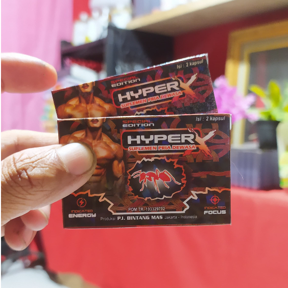 

Hyperx 100% Original Harga ECER TERMURAH 2 Pack 4 Kapsul Madu Bubuk Herbal Hyperx PRIVASI COD