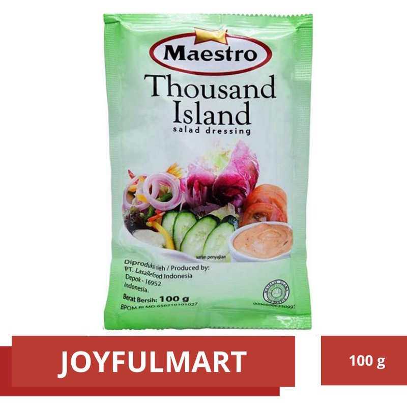 

Maestro Thousand Island Salad Dressing 100g
