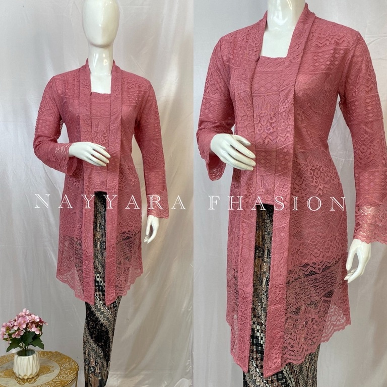 Terbaru Kebaya Kutu Baru Modern  Kebaya Modern  Kebaya Tunik  Setelan Kebaya Brokat  Kebaya Brokat  