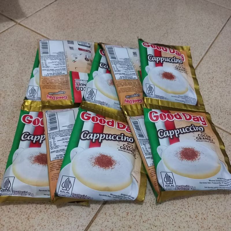 

Paket Murah Meriah 10 sachet GoodDay Cappocino (1 renteng)