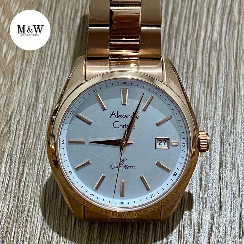 JAM TANGAN PRIA ALEXANDRE CHRISTIE AC 8656 CLASSIC STEEL ORIGINAL