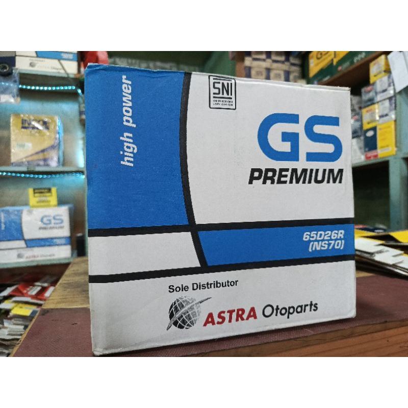 AKI MOBIL GS NS70 PREMIUM ASTRA BASAH ORIGINAL