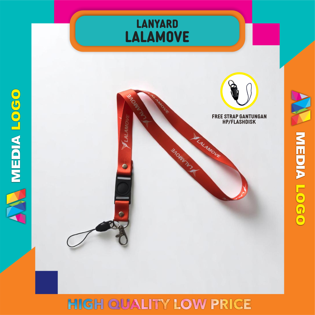 

LANYARD ID CARD STRAP GANTUNGAN HP LALAMOVE