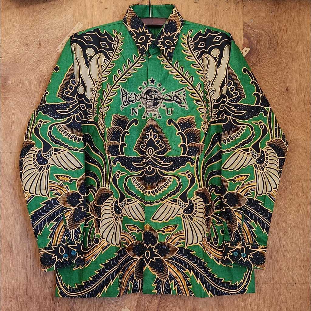 Batik NU Padi Batik NU Pria Terbaru Seragam NU Abad 2 batik Nu Abad 2 Hem Batik Nu Lintang songo Bat