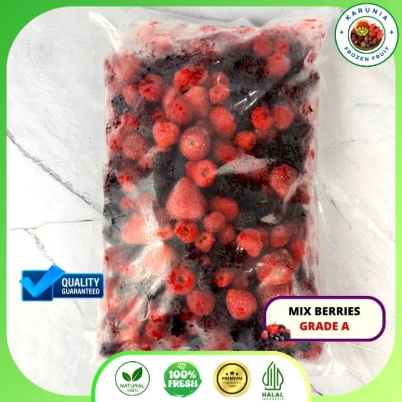 

Mixed Berry Frozen 1kg / Kemasan Mixed Berry