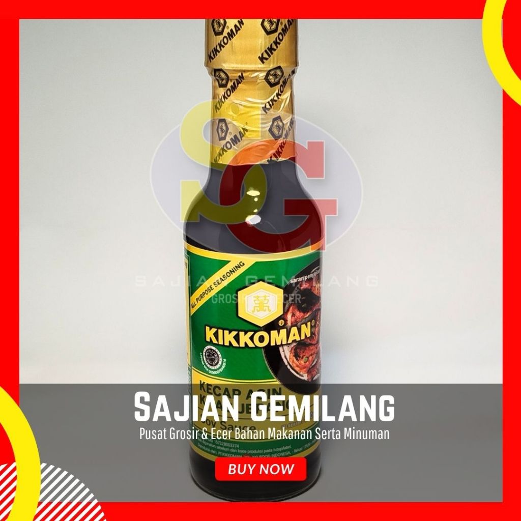 

Kikkoman Kecap Asin khas jepang 150ml - Grosir Sajian Gemilang